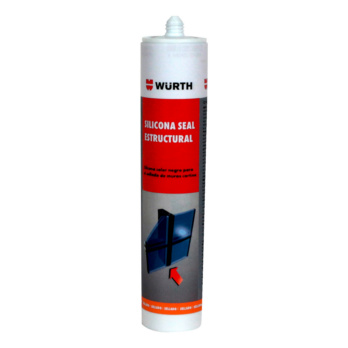 ACETATO SILICONA SELLANTE TRANSP. 310ML WURTH